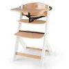 KINDERKRAFT STOLICA ZA HRANJENJE 2U1 ENOCK NATUR+WHITE