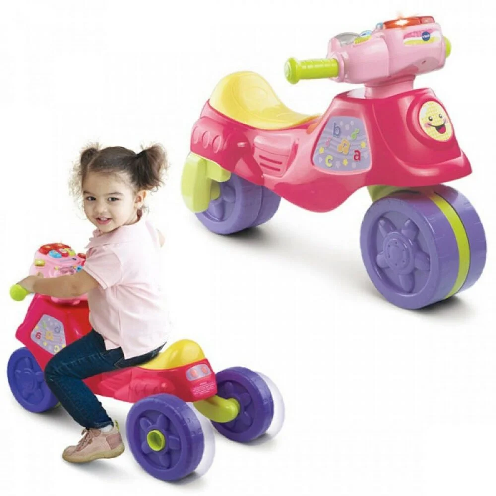 Vtech tricikl 2u1,12m+ roze