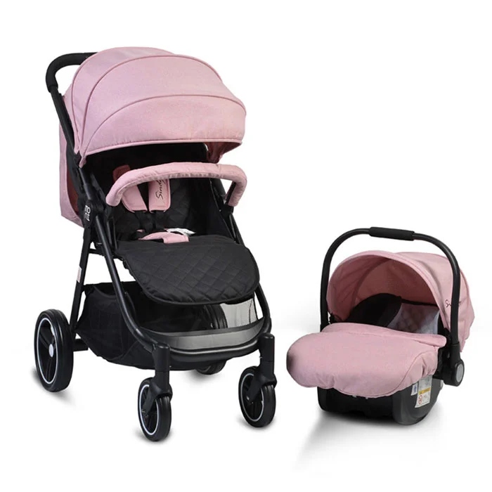 Kolica Sindy 2u1 pink