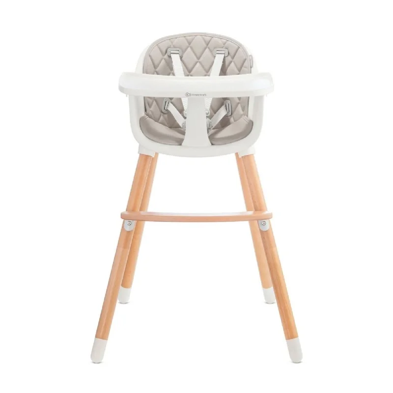 KINDERKRAFT STOLICA ZA HRANJENJE 2U1 SIENNA GREY