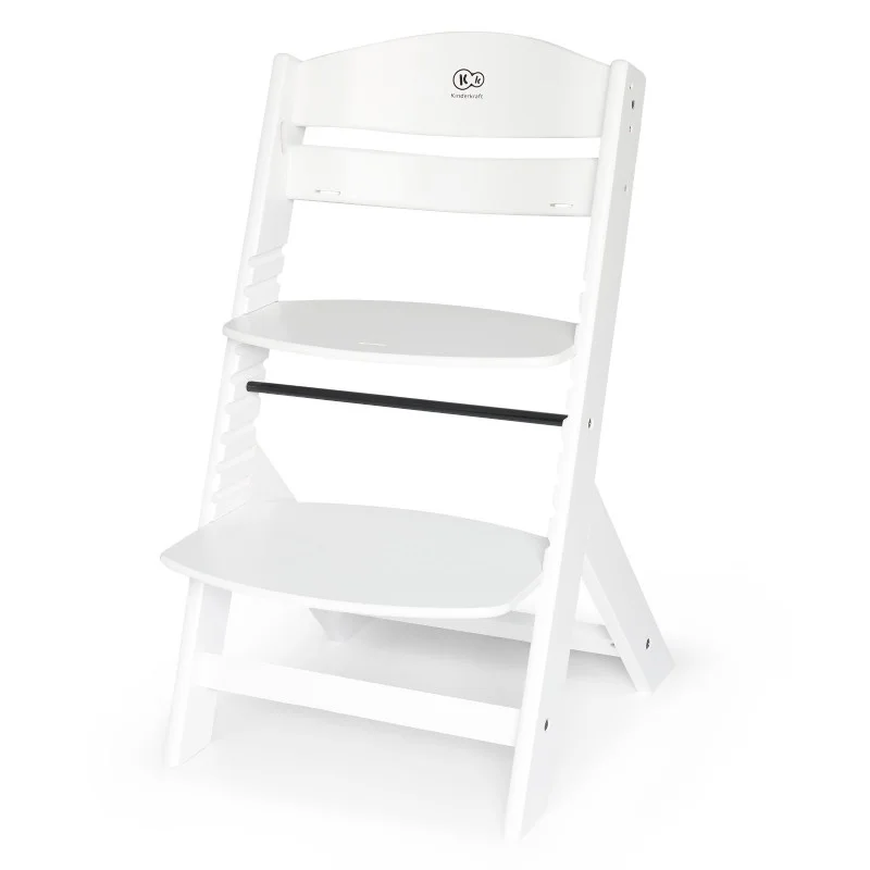 KINDERKRAFT STOLICA ZA HRANJENJE 2U1 ENOCK FULL WHITE