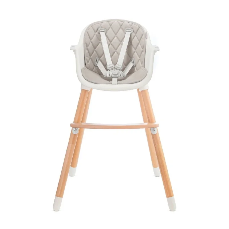 KINDERKRAFT STOLICA ZA HRANJENJE 2U1 SIENNA GREY