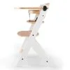 KINDERKRAFT STOLICA ZA HRANJENJE 2U1 ENOCK NATUR+WHITE