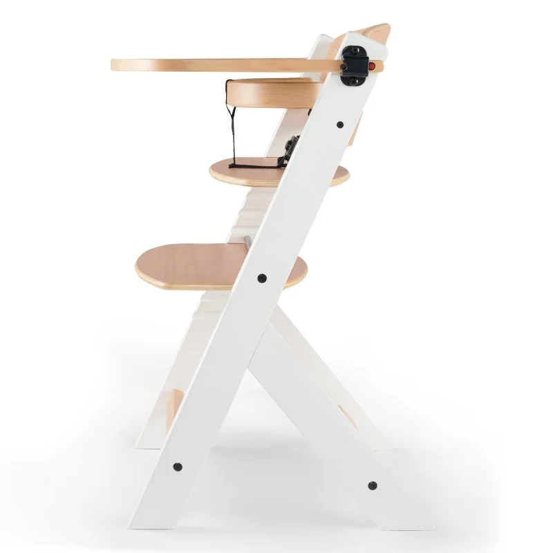 KINDERKRAFT STOLICA ZA HRANJENJE 2U1 ENOCK NATUR+WHITE