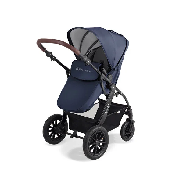 Kinderkraft Moov kolica za bebe set 3u1 navy