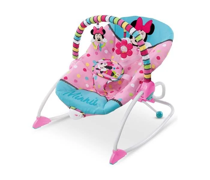 KIDS II DISNEY BABY LEZALJKA MINNIE MOUSE - PEEKABOO ROCKER 10360