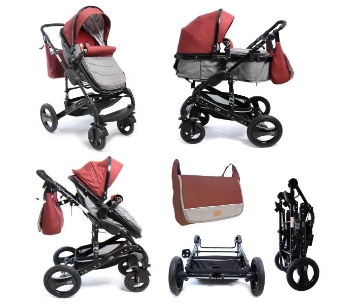 KOLICA ZA BEBE BBO MATRIX - CRVENA
