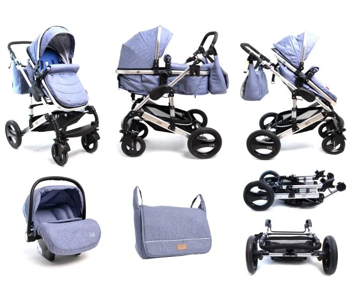 KOLICA ZA BEBE BBO MATRIX SET- PLAVA