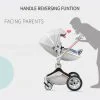 KOLICA HOT MOM GREY 2U1 (sportsko sediste+korpa)
