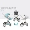 KOLICA HOT MOM GREY 2U1 (sportsko sediste+korpa)