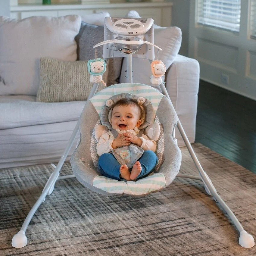 KIDS II Ingenuity Ljuljaska InLighten - Landry the Lion 12164