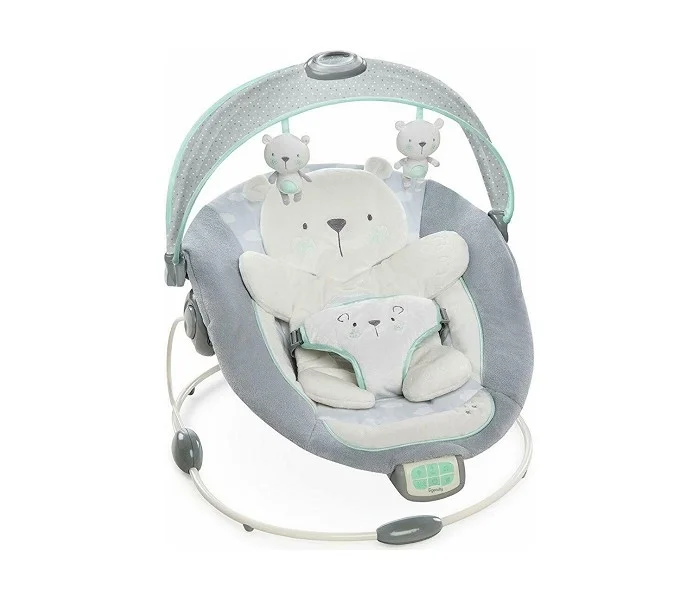 KIDS II Ingenuity Lezaljka InLighten Bouncer - Twinkle Twinkle Teddy Bear Multicolor - Cuna 60726