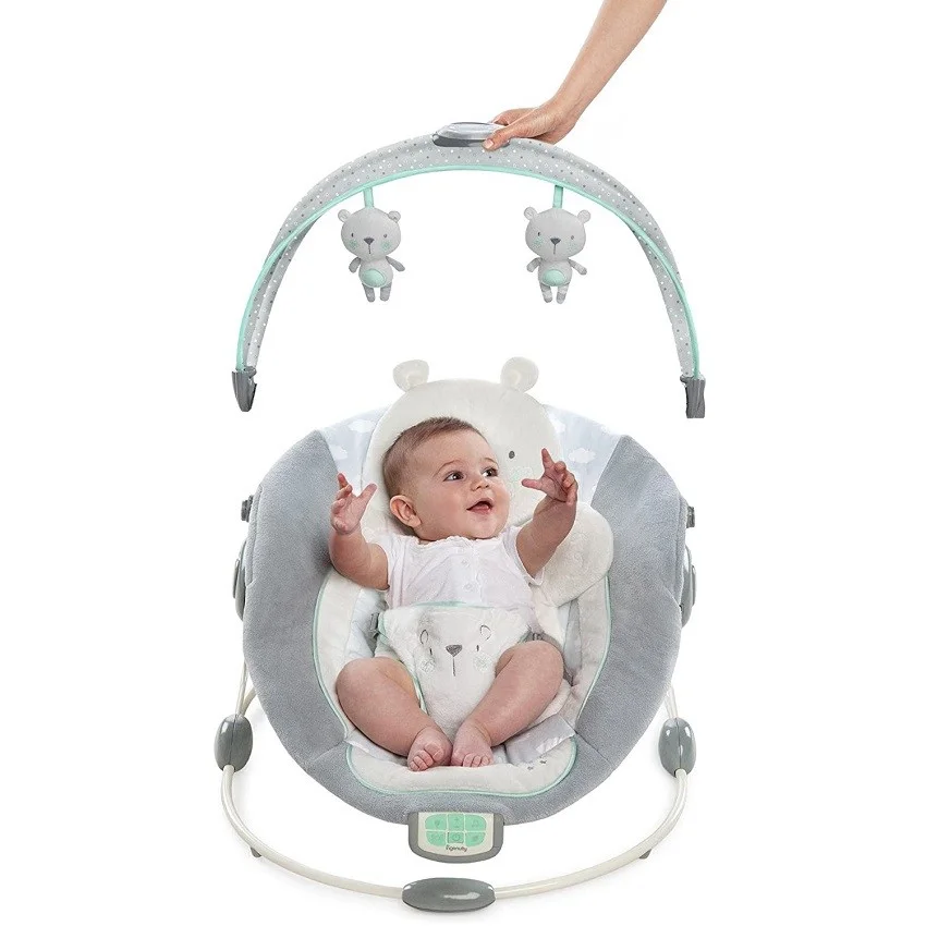 KIDS II Ingenuity Lezaljka InLighten Bouncer - Twinkle Twinkle Teddy Bear Multicolor - Cuna 60726