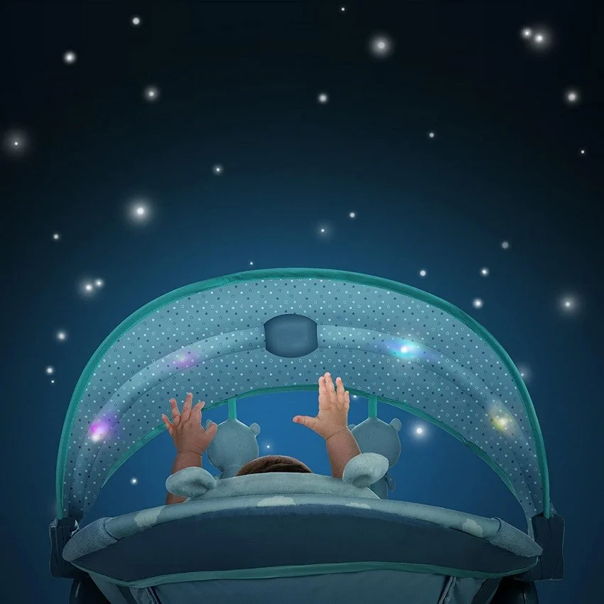 KIDS II Ingenuity Lezaljka InLighten Bouncer - Twinkle Twinkle Teddy Bear Multicolor - Cuna 60726