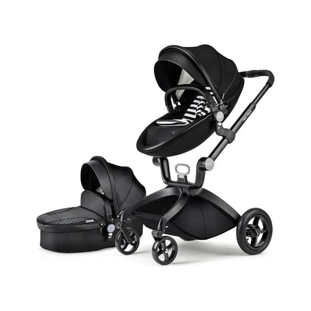 KOLICA HOT MOM BLACK 2U1 (sportsko sediste+korpa)