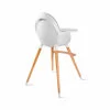 KINDERKRAFT HIGH STOLICA ZA HRANJENJE 2U1 FINI GREY