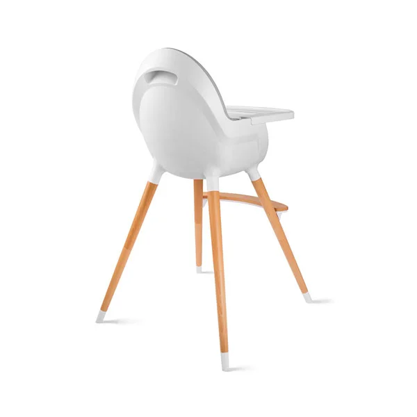 KINDERKRAFT HIGH STOLICA ZA HRANJENJE 2U1 FINI GREY