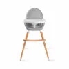 KINDERKRAFT HIGH STOLICA ZA HRANJENJE 2U1 FINI GREY