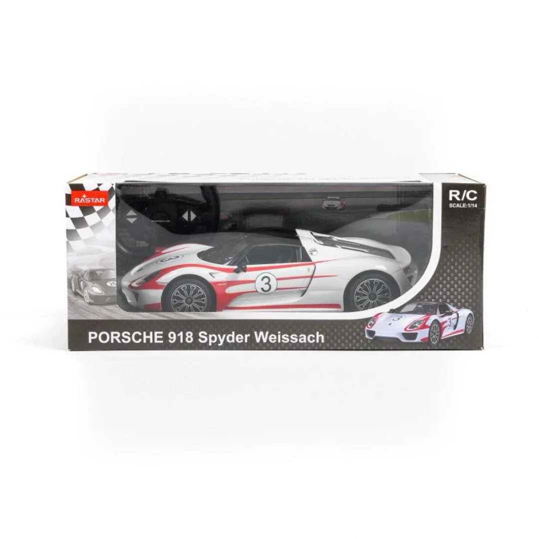 Rastar RC auto Porshe 918 Spyder 1:14 - crni, beli