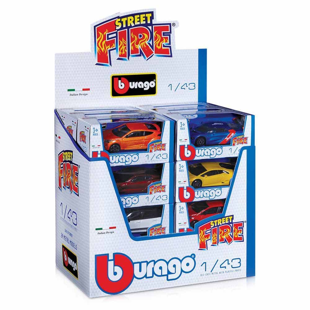 BURAGO STREET FIRE ASST 1/43