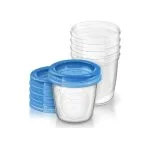 AVENT VIA SOLJE 180ML (5 KOM) SA POKLOPCIMA 1688