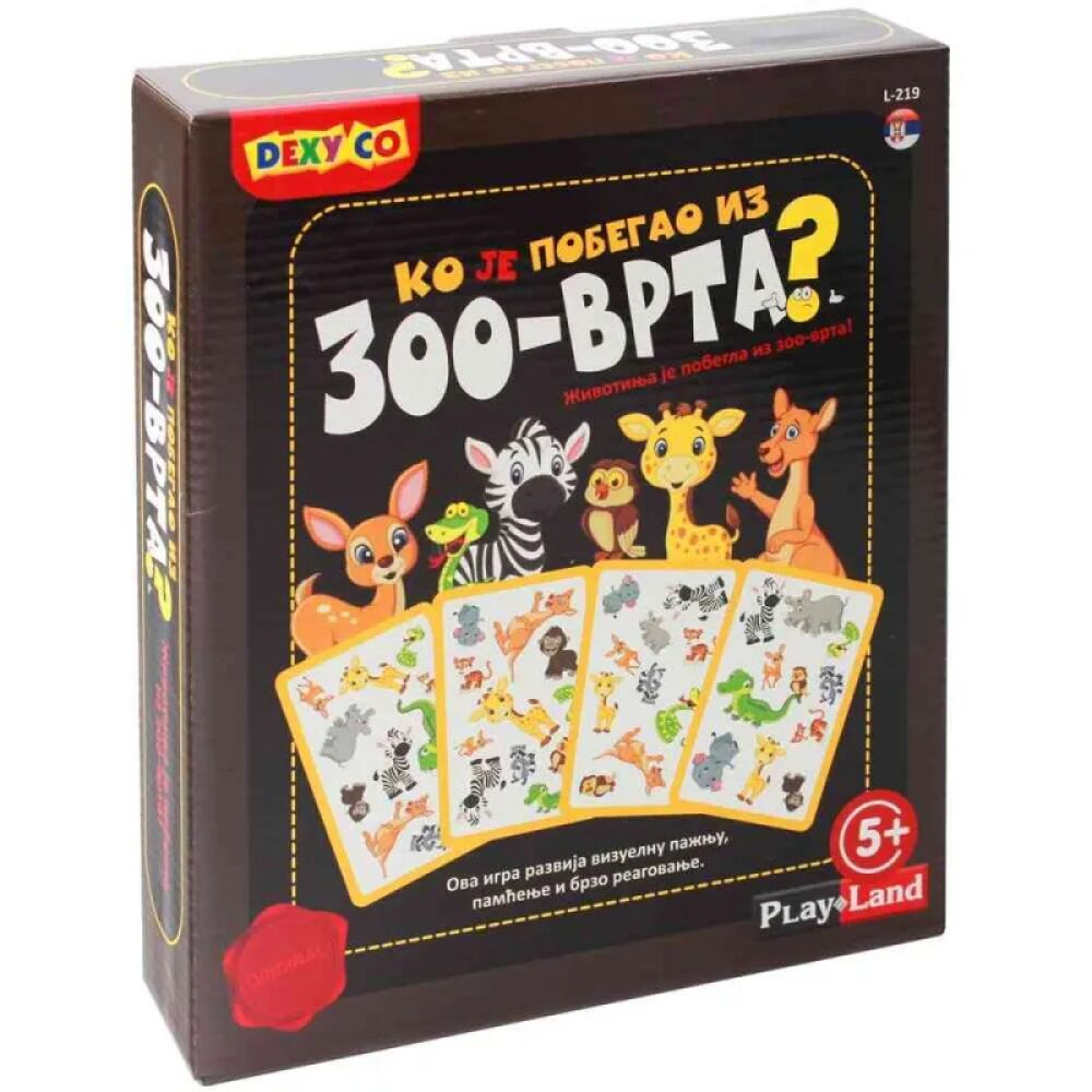 Play Land Who Ran Away From Zoo Edukativna Igra