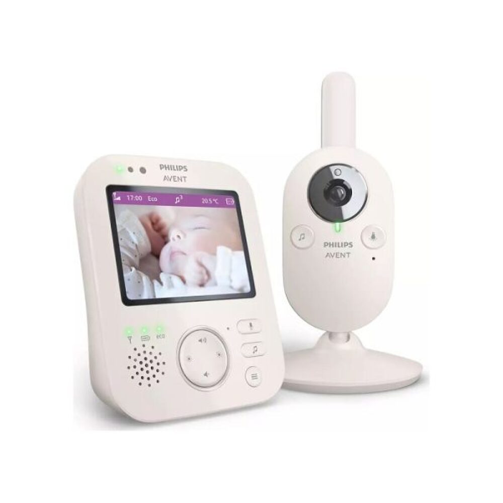 Avent Bebi Alarm Video Monitor Silk White 0992
