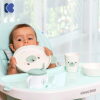 Kikka Boo set posudja od bambusa Bear mint - Thumbnail Image 2