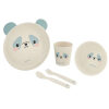 Kikka Boo set posudja od bambusa Panda blue - Thumbnail Image 1