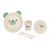 Kikka Boo set posudja od bambusa Bear mint - Thumbnail Image 1