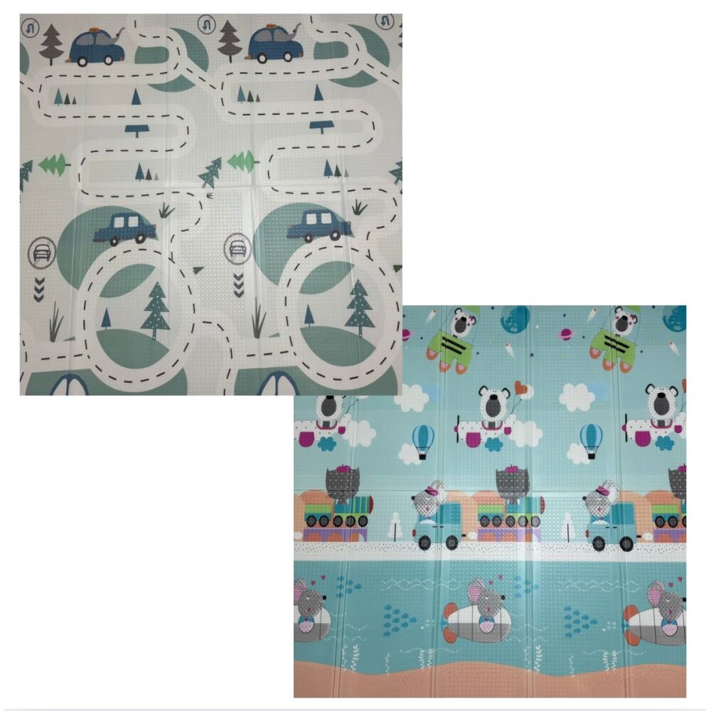 Boo sklopiva podloga za igru od pene sa dva lica 180x200x1cm WB-027/029