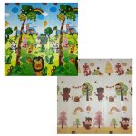 Boo sklopiva podloga za igru od pene sa dva lica 180x200x1cm WB-011/013