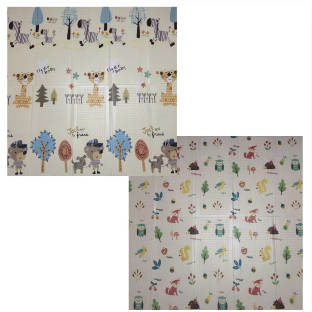 Boo sklopiva podloga za igru od pene sa dva lica 180x200x1cm WB-009/012