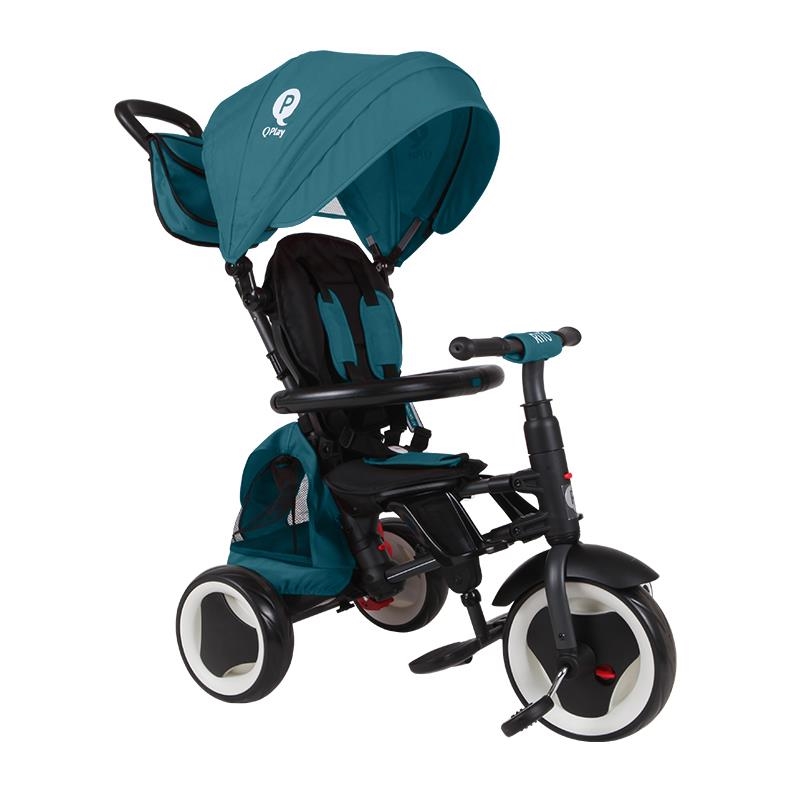 Sklopivi-tricikl-Qplay-Rito-plus-zeleno-plavi-slika-1