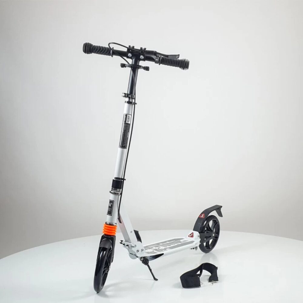 Trotinet sa kočnicom do 100kg Beli